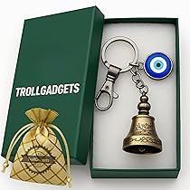 Troll Gadgets Combo of 2 Guardian Bell Keychain for Bike & Car